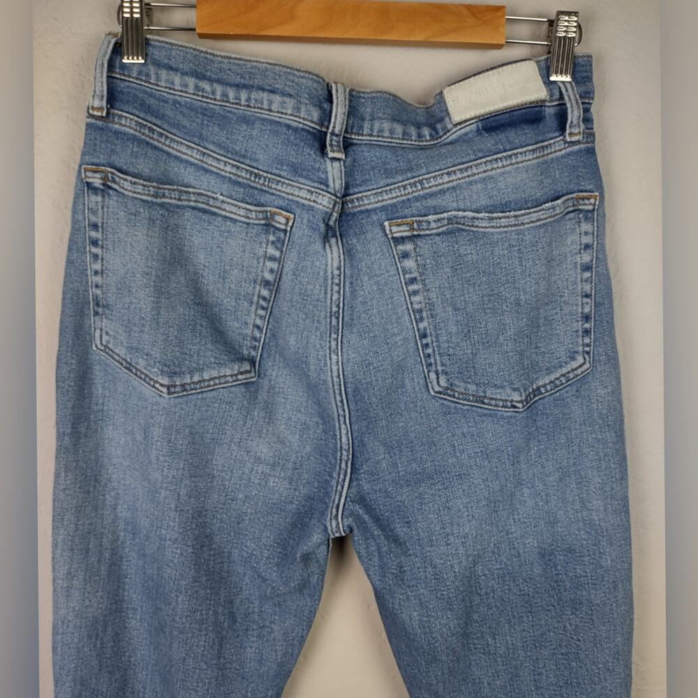 RE/DONE Ultra High Rise Jeans Fade Away Destroyed Size 31 - Picture 14 of 16
